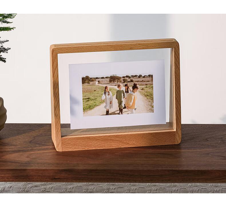 Transparent Wood Photo Frame
